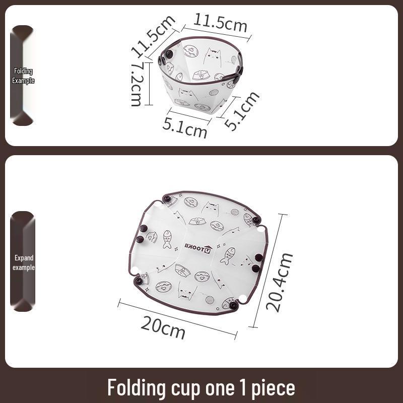 Portable Folding Bowl - Durable, High-Temp Resistant Tableware for Camping & Family Gatherings, Easy to Clean