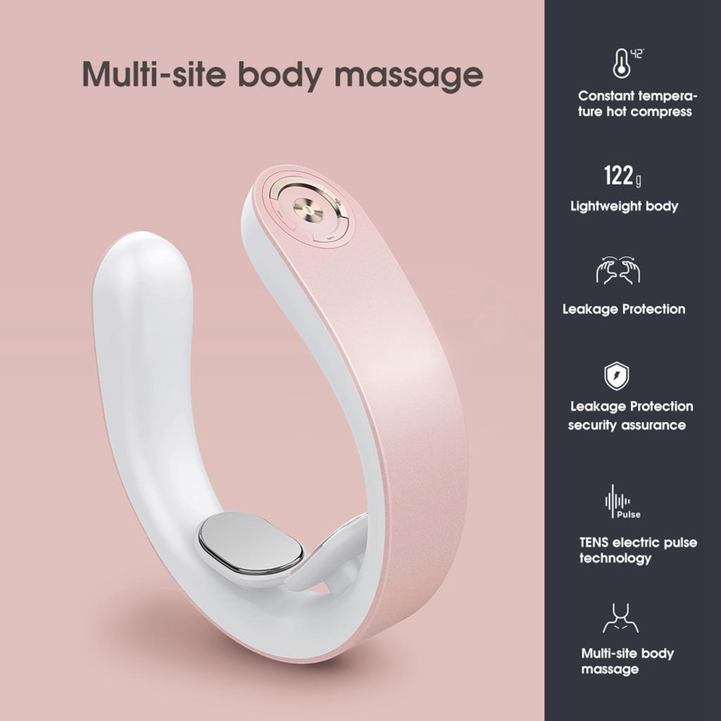 Halswirbelmassagegerät Mini Smart Konstante Temperatur Heiße Kompresse Impuls Physiotherapie