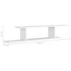 Vidaxl Wisząca Szafka Pod Tv, Biała, 125X18X23 Cm
