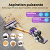 S3P Purple-gold Cordless Broom Vacuum Cleaner