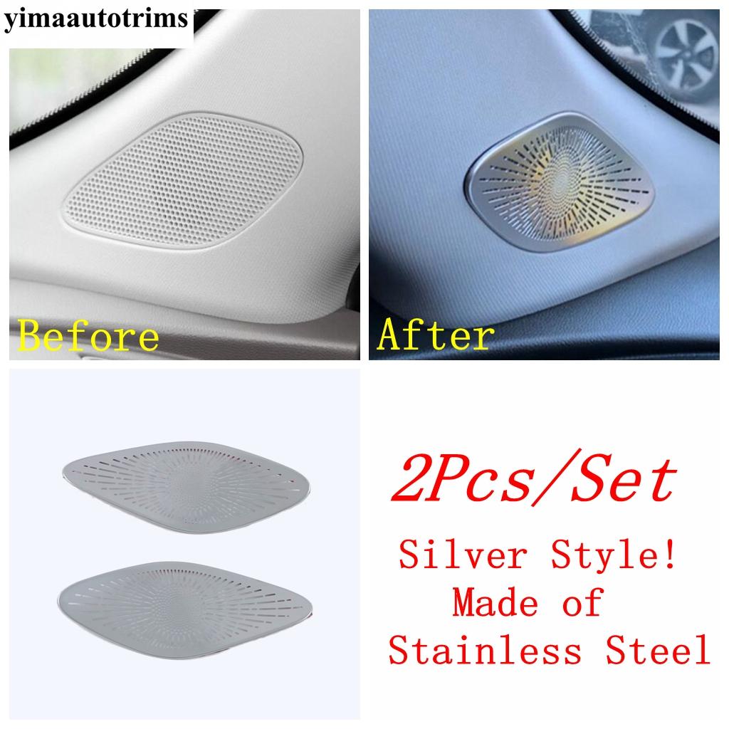Pillar A Tweeter / Dashboard Audio Speaker Loudspeaker Frame Cover Trim Interior Accessories For Chevrolet Malibu 2016 -