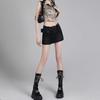 High Waist Denim Skirt Women A-Line Bodycon Mini Vintage Blue Black 2025