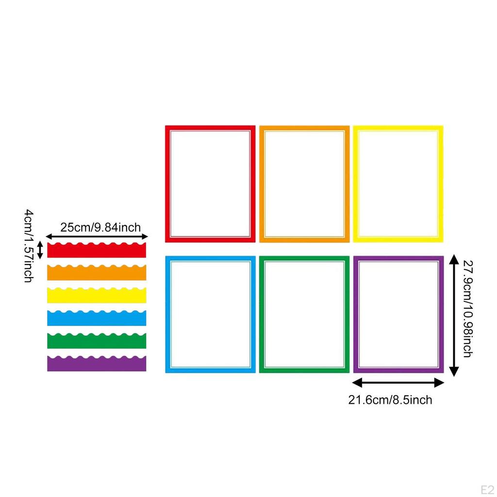 150Pcs Science Fair Board Supplies Back to School Posters Theme Decoration 120 Trim Bulletin Borders