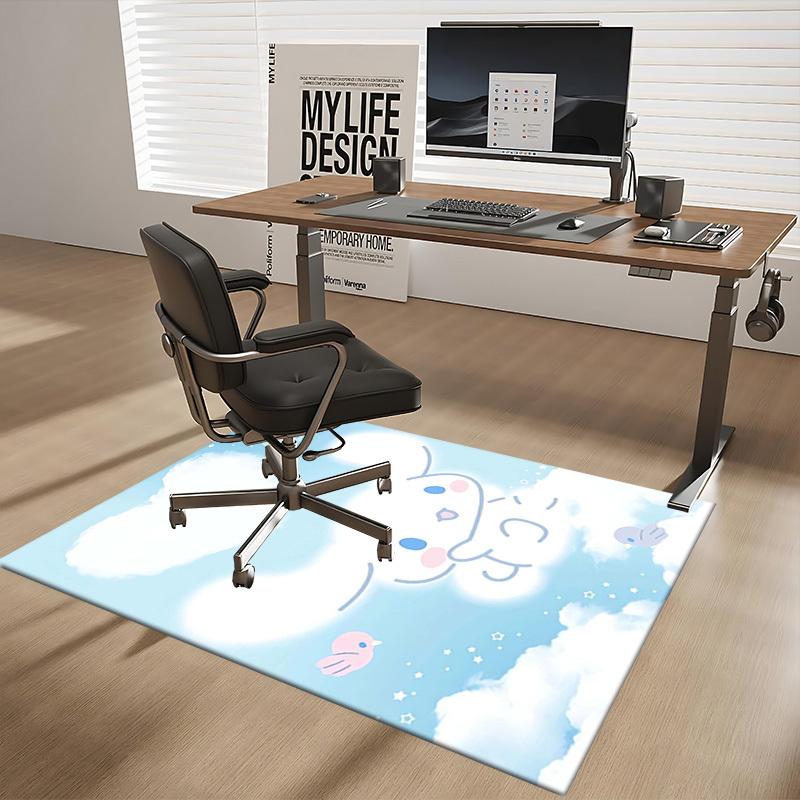 Anime Cartoon Design Chair Mat - Non-Slip Carpet for Office Chairs, Home Decor, Living Room, Bedroom, Game Room & Dormitory (Seasonal Gift).E020