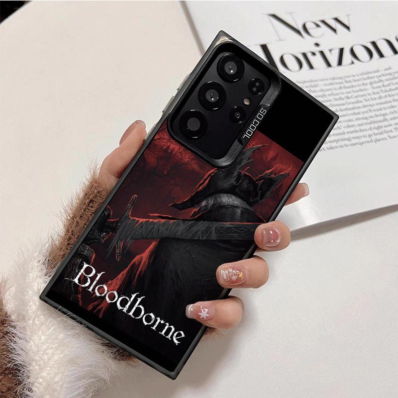 B-Bloodborne Spiel Weiche Handyhülle für Samsung Galaxy S24 S25 FE S26 Edge S23 Ultra S22 Plus S21 + Stoßfeste Hülle Rückschale
