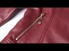 2024 PU Leather Plus Size Velvet-Lined Jacket for Middle-Aged & Elderly Women