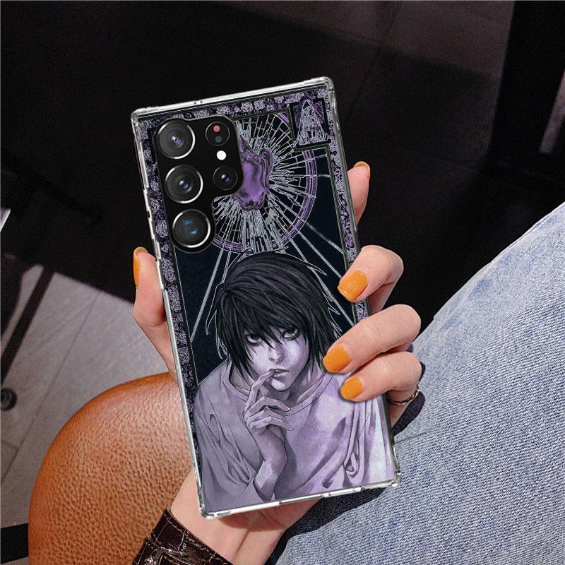 N-Note D-Death L Lawliet Phone Case For Samsung Galaxy S24 S25 Edge S26 Ultra S23 S22 S21 Plus S20 FE + Personalized Print Cover
