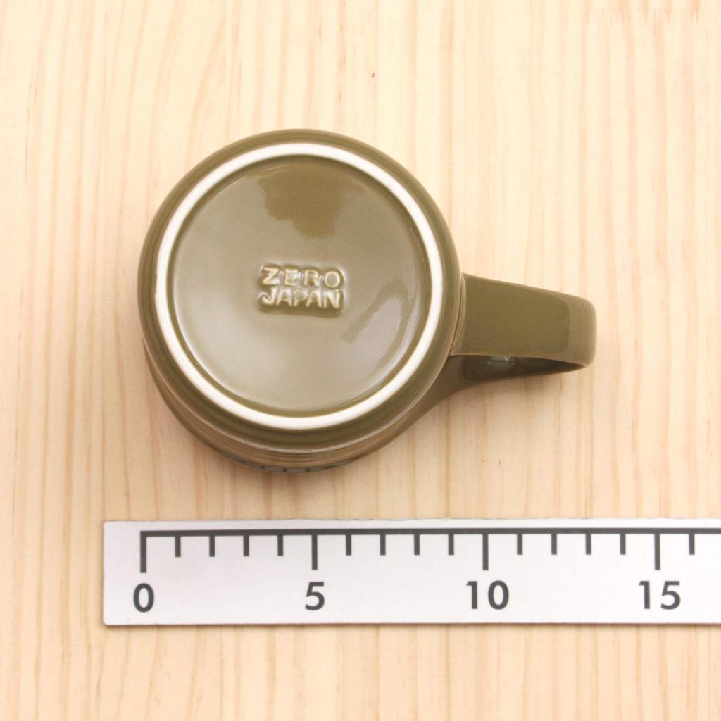 ZEROJAPAN Cafe Khaki Mug, Large, CFZ-02 KHI,