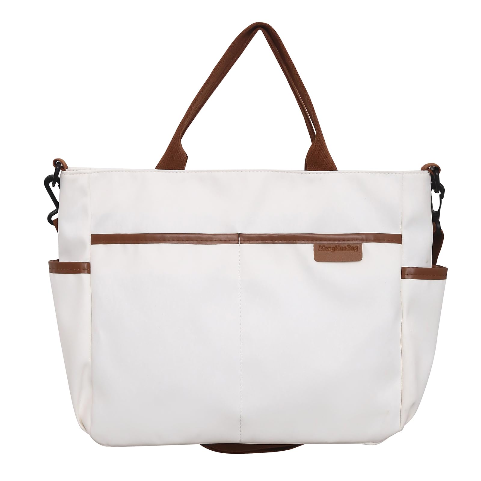 

Сумка-тоут через плечо, мессенджер, кроссбоди, с широким плечевым ремнем для поездок на работу или TTB2579 [maytopia] сумка, сумка, сумка, сумка, сумка, дамская сумочка, женская, белый