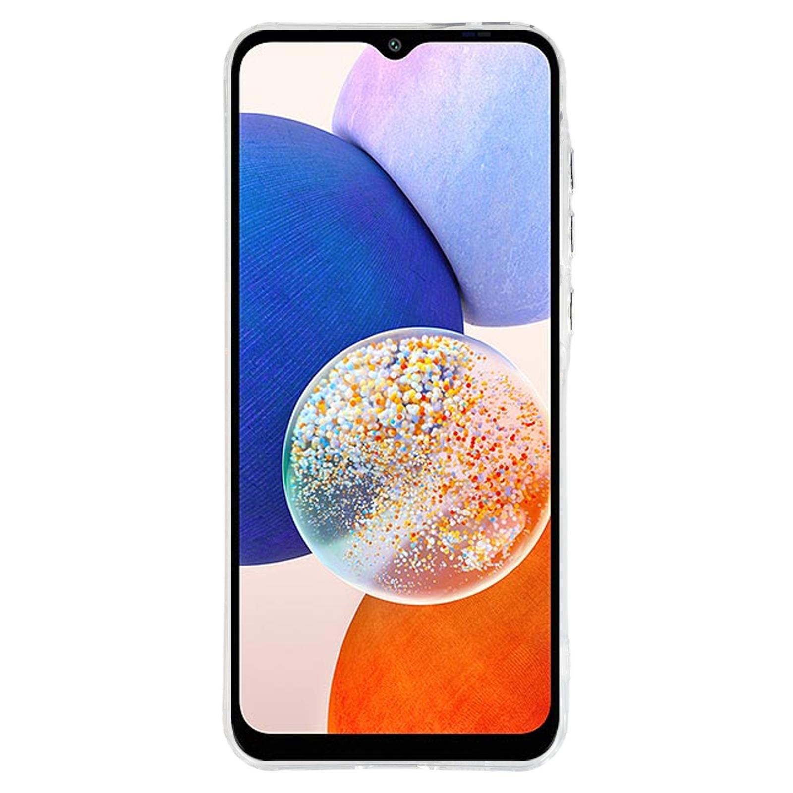

For Samsung Galaxy A14 4G/5G Case Epoxy Design Electroplating Soft TPU Phone Back Cover Large Lens Cutout Type A