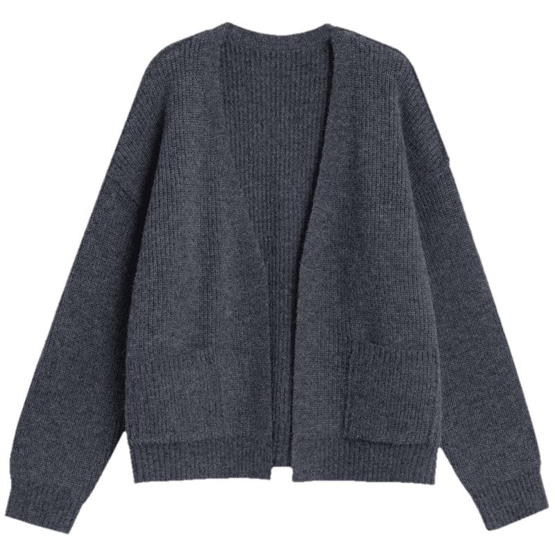 TonLion 2026 Autumn Minimalist V-Neck Cardigan