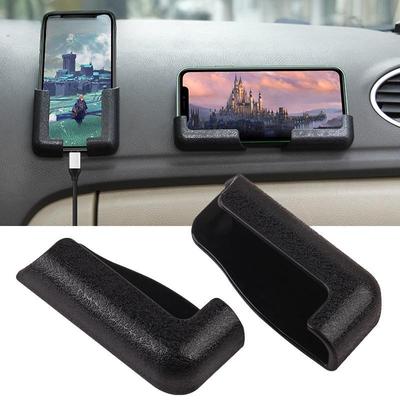 Car Phone Holder Stand Box Mobile Phone Bags Multifunctional Black Cell Phone Pocket Organizer Car Seat Bag Storage Sticker