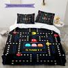 Pac-Man Pattern Bedding,Quilt Set Quilt Cover Pillowcase Home Birthday Gift (1 * Duvet Cover + 2 * Pillowcase, Without Core)