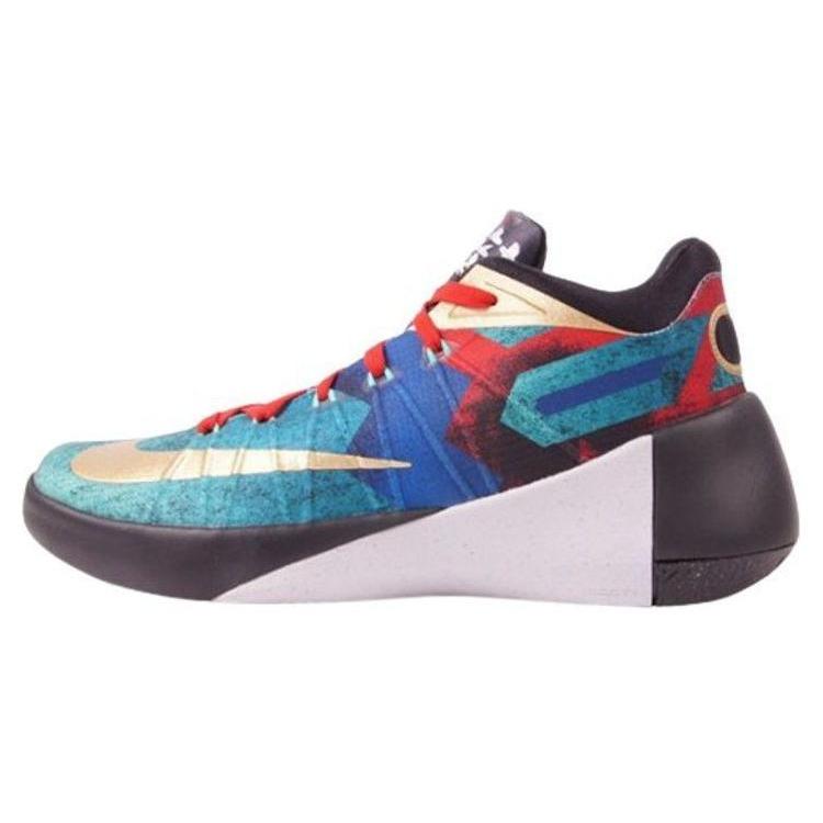 Nike Hyperdunk 2015 Low Limited 'Beijing' (Unisex) Black / Metallic Gold-University Red-White Basketball Shoes 803174 076