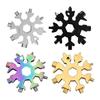 Multifunkční nástroj Snowflake, odolný proti korozi, otevřená lahev z nerezové oceli, profesionální přesný klíč na sněhové vločky, multifunkční nástroj