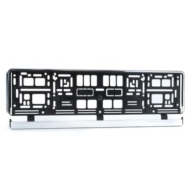 Silver License Plate Frame - Universal, Easy Installation, Weather Resistant