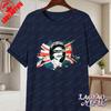 T-shirt Punk Queen in Cotone Vintage Classica God Save The Queen Grafica Union Jack T-shirt Tendenza Gothic Rock Top Donna Unisex Abbigliamento