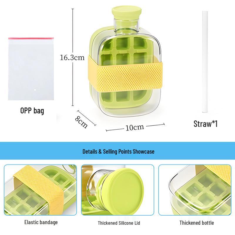 Cross-Border Ice Cube Tray & Water Kettle: Press-to-Fill Ice Bucket, Box, and Mold – High-Value Portable Ice Maker