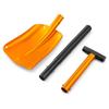 Collapsible Snow Shovel Aluminum Lightweight Snow Removal Tool Retractable 24.8'' to 32'' Snow Shovel