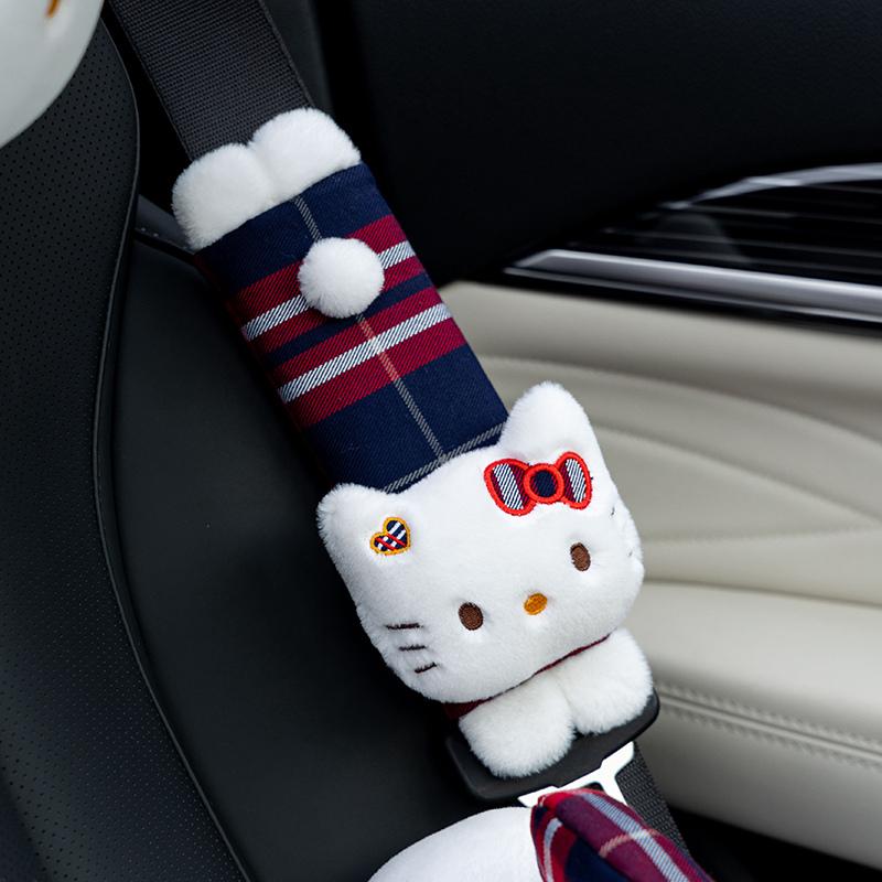 Hello Kitty Car Neck Headrest Pillow Accessories Automobiles Seat Neck Rest Auto Seat Head Support Neck Protector Gifts