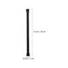 2Pcs Telescopic Window Curtain Rod Adjustable Tension Rod No-Drill Shower Clothes Drying Rail Curtain Rods Adjustable