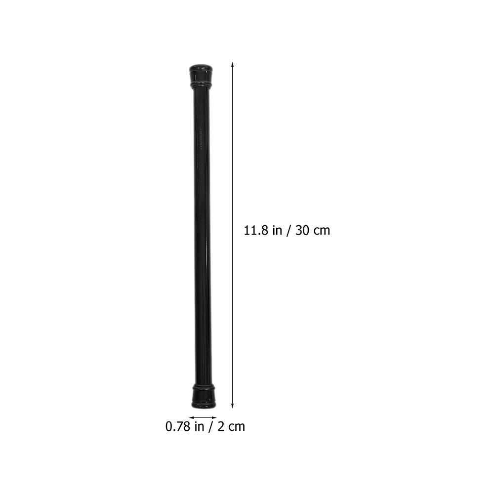 2Pcs Telescopic Window Curtain Rod Adjustable Tension Rod No-Drill Shower Clothes Drying Rail Curtain Rods Adjustable