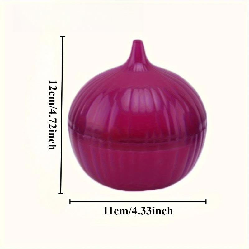 Fruit and Vegetable Fresh Keeping Container  Shaped Like Onion and Lemon for Food Storage Keeps Produce Fresh