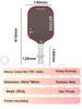 5th Gen Carbon Fiber Kevlar Pickleball Paddle Set for Professional Competition