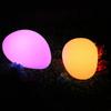 Outdoor Landscaping Stone Solar Garden Lights Rechargeable Glow Cobble Shape Lightings Waterproof Color Change w/ Remote Control
