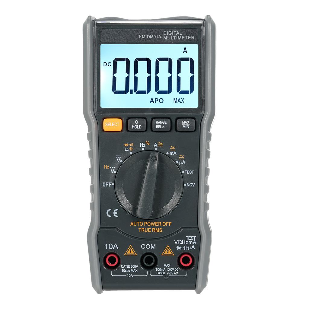 KM DM01A Smart Digital Multimeter Auto Range 6000 Counts NCV Universal Meter Handheld Multifunctional Tester Voltmeter