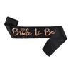 Wedding Decoration Bride To Be Satin Sash Bachelorette Party Girl Hen Night Decoration Bridal Shower Supplies Gift