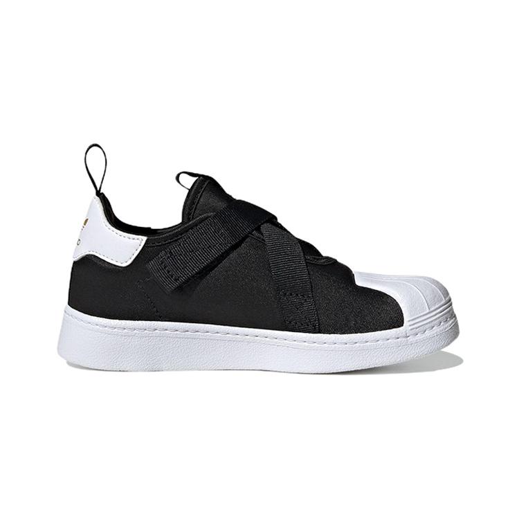 Adidas Superstar 360 Little Kid 'Black White Gold' HQ6080