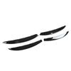 4 Pcs Front Fog Light Grille Trim Eyelid Eyebrow Wind Knife Strip Replacement for  ‑  C‑Class W206  06