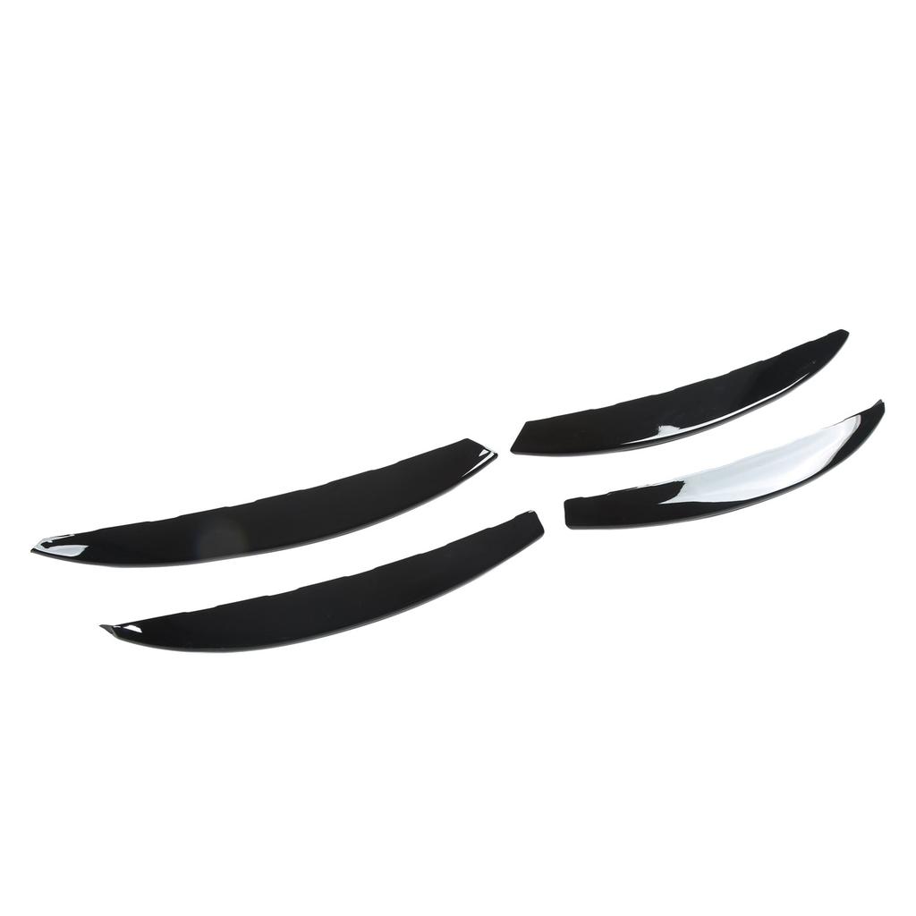 4 Pcs Front Fog Light Grille Trim Eyelid Eyebrow Wind Knife Strip Replacement for  ‑  C‑Class W206  06