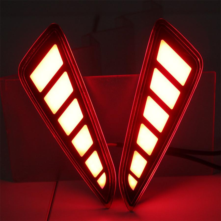 For 2016-2020 Toyota C-HR CHR LED Rear Fog Lights Tail Bumper Brake Light 3Pcs