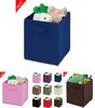 Modern Foldable Fabric Storage Box For Bedroom With 21l Capacity For Clothes Toys
