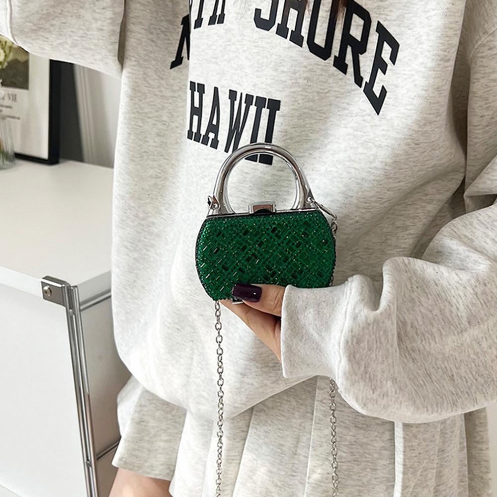 Elegant Evening Clutch Bag Korean Style Mini Banquet Chain Bag Chic Mini Crossbody Bag  Party