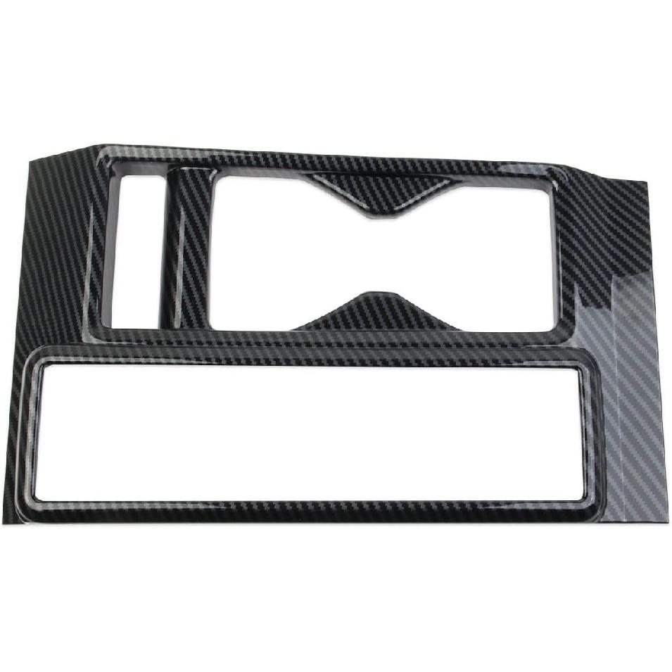 Carbon Fiber Central Control Gear Shift Panel Cup Holder Cover Trim Accessories for 2022-2025 Nissan Pathfinder