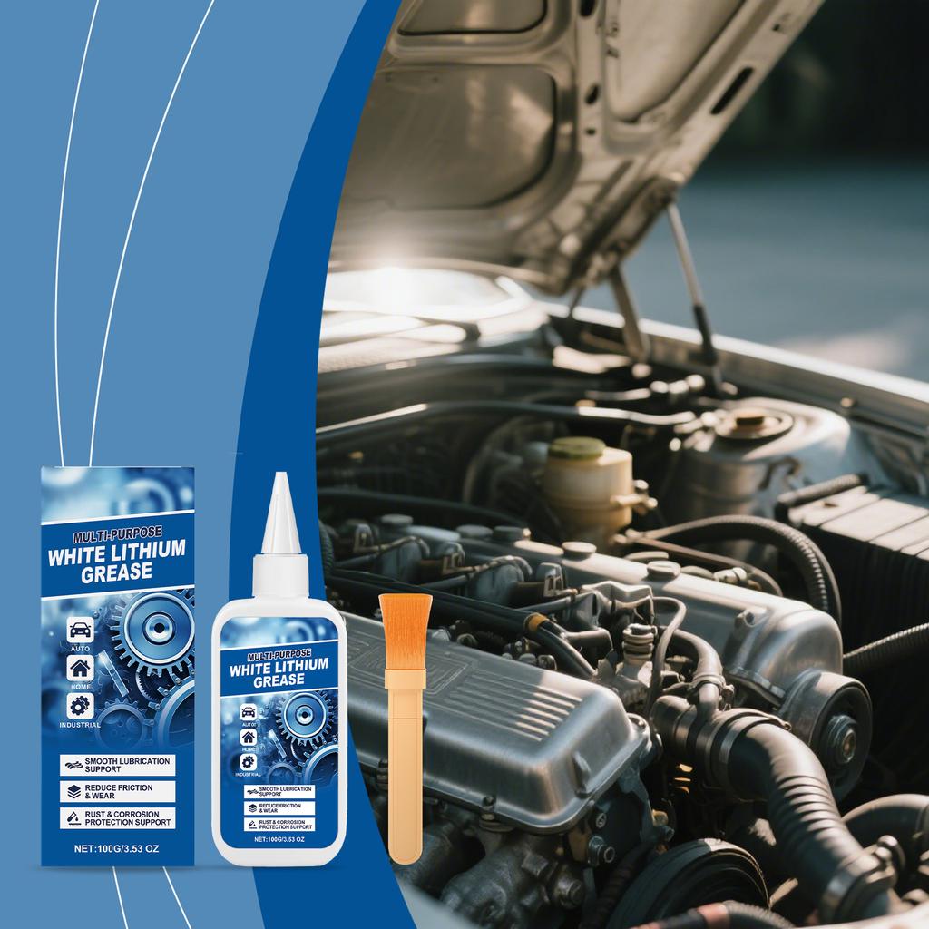 Multi-purpose Lithium-based Grease For Metal Car Maintenance, Multi-functional Prevention, Lubrication, And Cleaning.