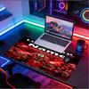 Custom Name Personalized Football team F.C Pattern Mousepad, Laptop PC Desk Mat, Decorative Desk Mat for Home Keyboard Pad Gift