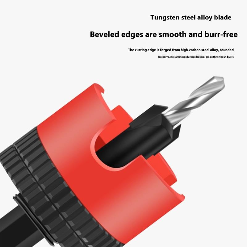 High Strength Steel Countersink Drill Tool For Adjustable Depth Countersinking In Woodworking Projects Smooth Bearing