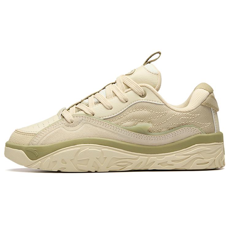 

Новые кроссовки Anta Hot с низким верхом, устойчивые к скольжению, для скейтборда, женские, желто-белые 922238083-3 36