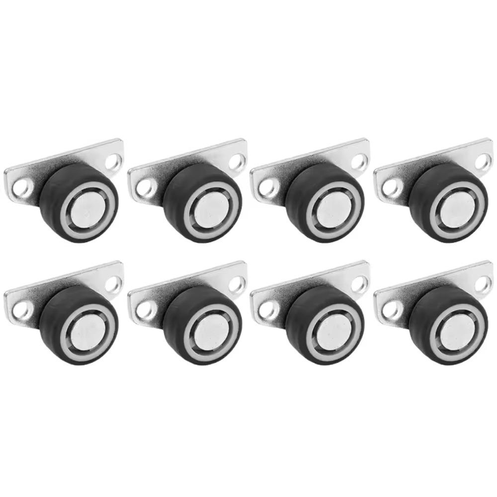 

Universal Furniture Casters Silent Swivel Casters Heavy Duty Mini Side Mount Caster Cabinets 8PCS