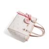 Barbie Small Tote Bag, Leather Handbag, Casual Bag, Pink