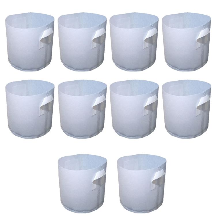 10Pieces Biodegrade Nursery Bags Non-Woven Fabric Degradable Planting Nursery 1