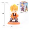 Anime Dragon Ball Characters Goku Super Saiya Figure PVC Q Version Statue Anime Manga Figurine Collection Ornaments Model Toys