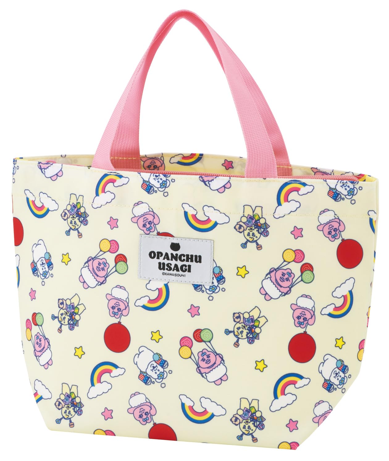 Skater Lunch Bag Tote Bag Insulated Pouch with Pockets Opanchuusagi Retro Amusement Park 2-Way APCTW11-A
