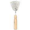 Hot Meat Patty Spatula Heat Resistant Meat Turner Stainless Steel Triple-Blade Spatula Versatile Barbecue Scraper