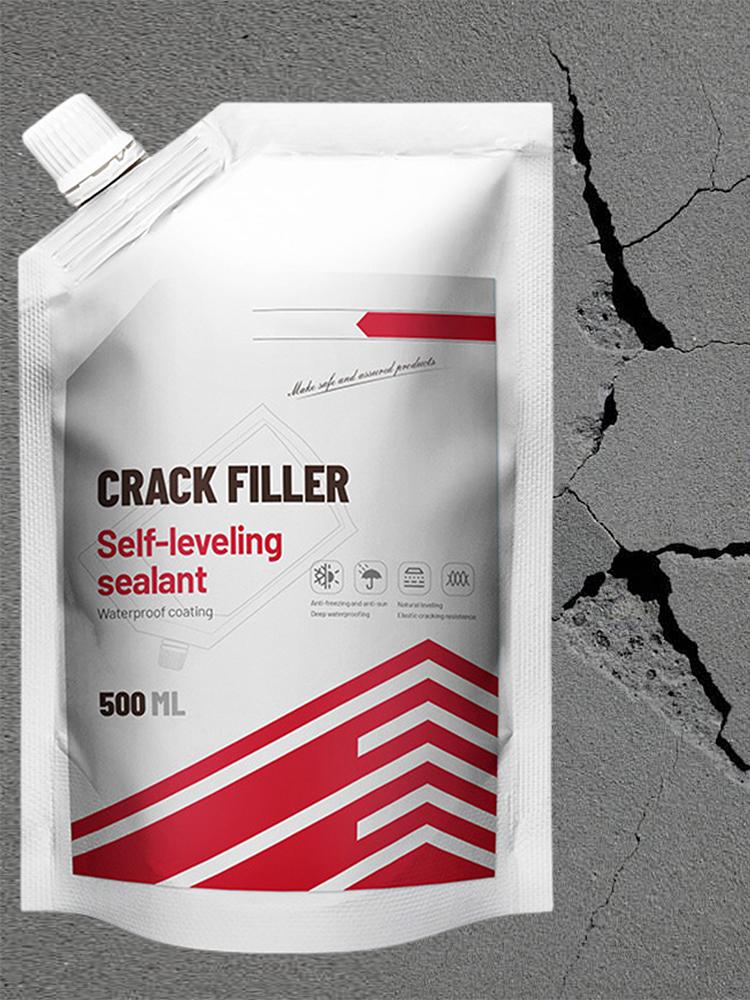Agente Riempitivo per Crepe da 500 ml Riempitivo per Crepe nel Cemento Riempitivo per Crepe nell'Asfalto Adesivo Riempitivo per Giunti Impermeabile Colla Riempitiva per Crepe in Casa