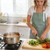 Man Woman Home Restaurant Kitchen Baking Can Wipe Hands Oil-Proof Apron 2 Pockets Adjustable Clean Apron